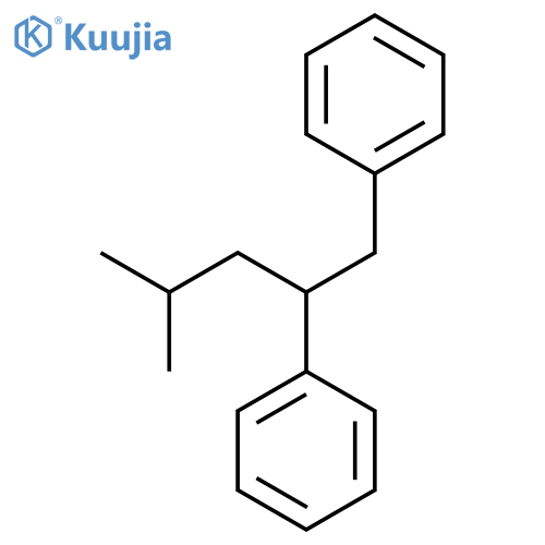 Benzene, [3-methyl-1-(phenylmethyl)butyl]- structure