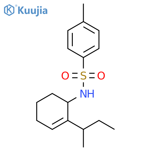 Benzenesulfonamide,4-methyl-N-[2-(1-methylpropyl)-2-cyclohexen-1-yl]- structure