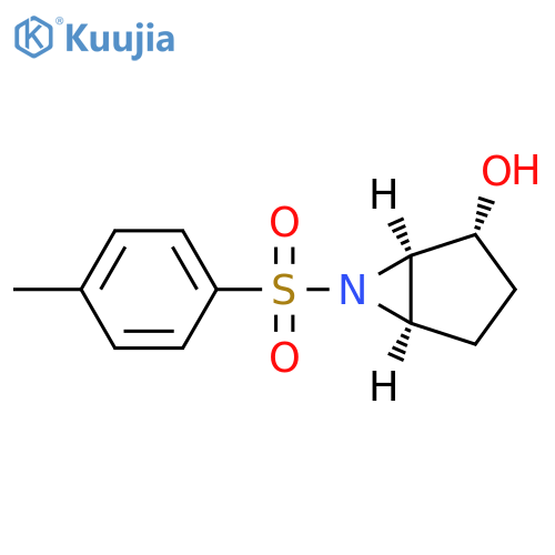 6-Azabicyclo[3.1.0]hexan-2-ol, 6-[(4-methylphenyl)sulfonyl]-,(1R,2R,5R)-rel- structure