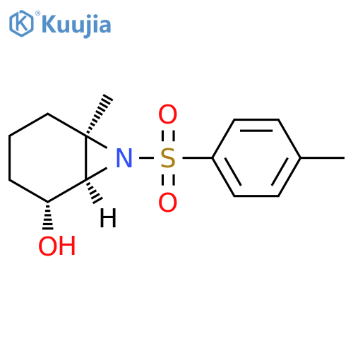 7-Azabicyclo[4.1.0]heptan-2-ol, 6-methyl-7-[(4-methylphenyl)sulfonyl]-, (1R,2R,6R)-rel- structure