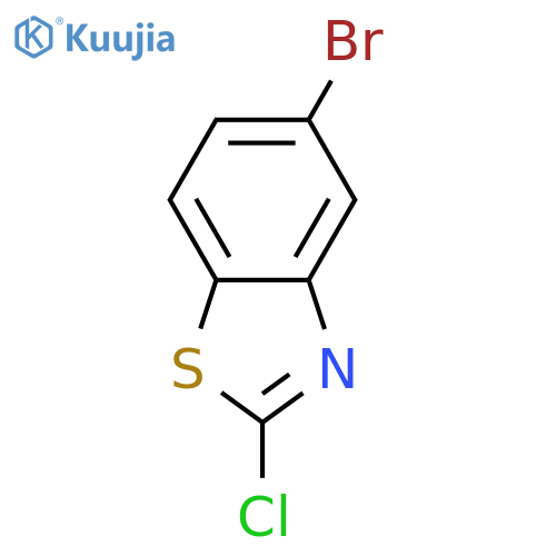 5-bromo-2-chloro-1,3-benzothiazole structure