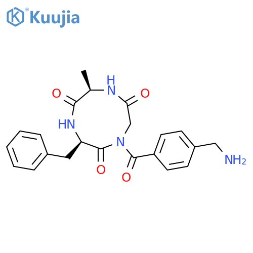 CYCLO[D-ALANYL-D-PHENYLALANYL-4-(AMINOMETHYL)BENZOYLGLYCYL] structure
