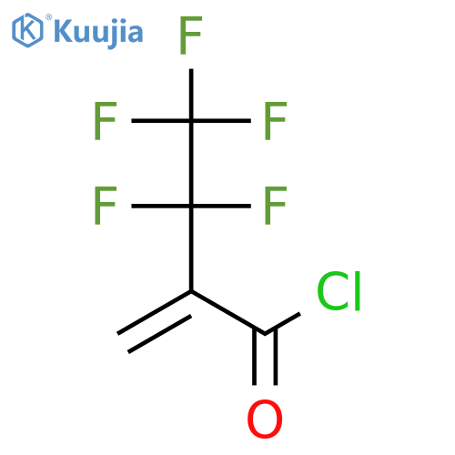 Butanoyl chloride, 3,3,4,4,4-pentafluoro-2-methylene- structure