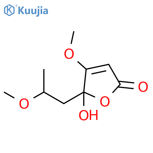 2(5H)-Furanone, 5-hydroxy-4-methoxy-5-(2-methoxypropyl)- structure