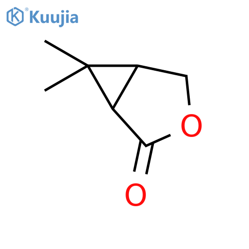 3-Oxabicyclo[3.1.0]hexan-2-one, 6,6-dimethyl-, (1S,5R)- structure