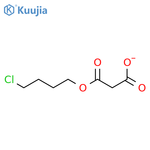 Propanedioic acid, mono(4-chlorobutyl) ester structure