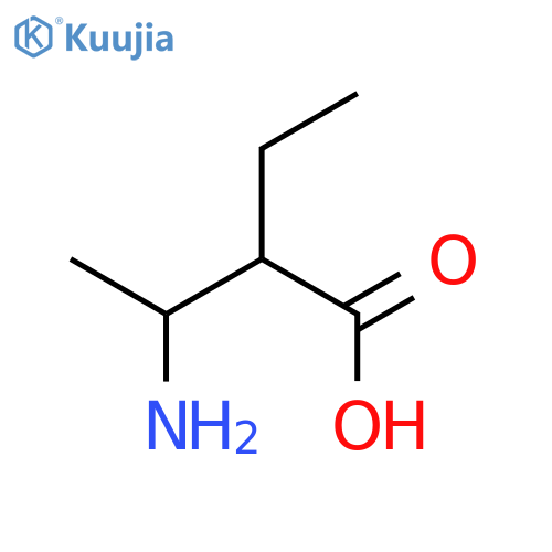 Butanoic acid, 3-amino-2-ethyl- structure