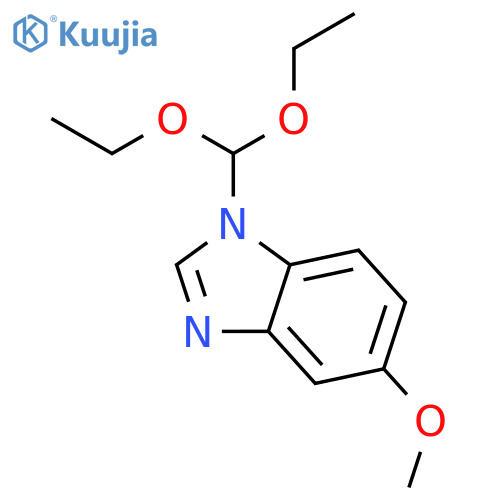 1H-Benzimidazole, 1-(diethoxymethyl)-5-methoxy- structure