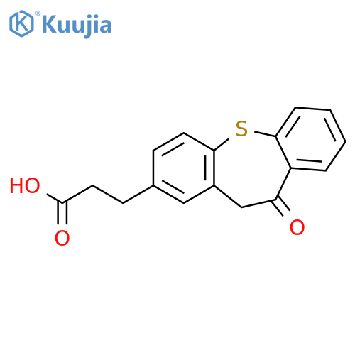 DIBENZO[B,F]THIEPIN-2-PROPANOIC ACID, 10,11-DIHYDRO-10-OXO- structure