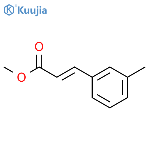 2-Propenoic acid, 3-(3-methylphenyl)-, methyl ester structure