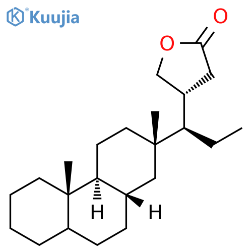 2(3H)-Furanone, dihydro-4-[(1R)-1-[(2S,4aS,4bS,10aS)-tetradecahydro-2,4b-dimethyl-2-phenanthrenyl]propyl]-, (4R)- structure