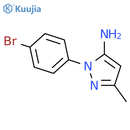 1-(4-Bromophenyl)-3-methyl-1H-pyrazol-5-amine structure