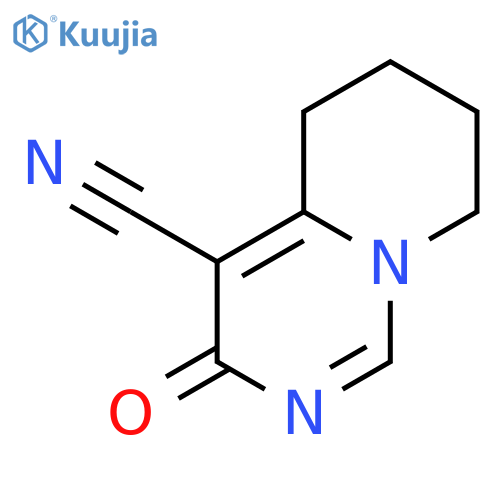 5,6,7,8-tetrahydro-3-oxo-3H-Pyrido[1,2-c]pyrimidine-4-carbonitrile structure
