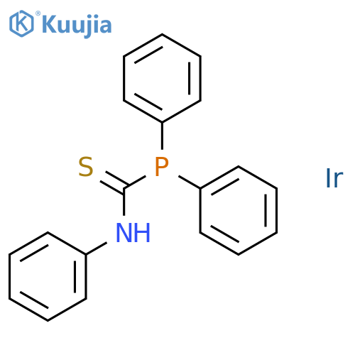 Phosphinecarbothioamide, N,1,1-triphenyl-, iridium(3+) salt(3:1) structure