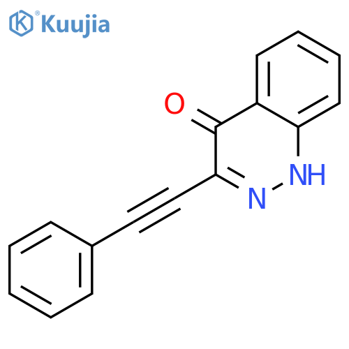 4(1H)-Cinnolinone, 3-(phenylethynyl)- structure