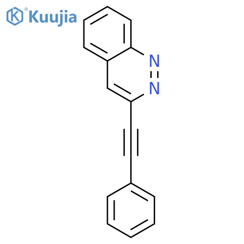 Cinnoline, 3-(phenylethynyl)- structure