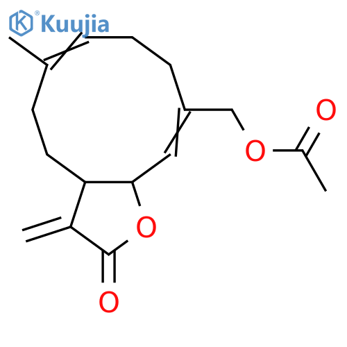 15-Hydroxy-1(10),4,11(13)-germacratrien-12,6-olide; (1(10)E,4Z,6α)-form, Ac structure