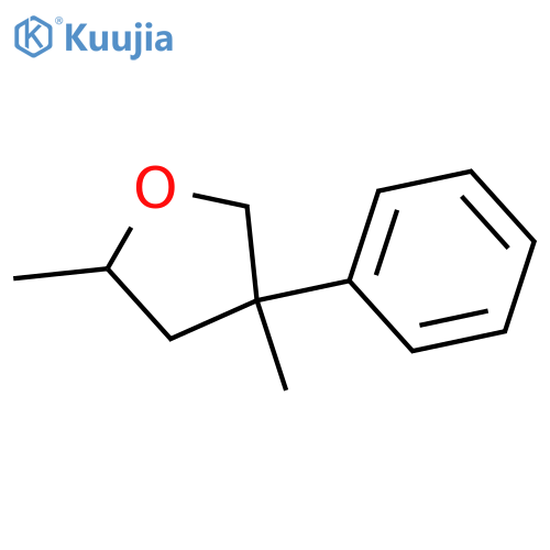 Furan,tetrahydro-2,4-dimethyl-4-phenyl- structure