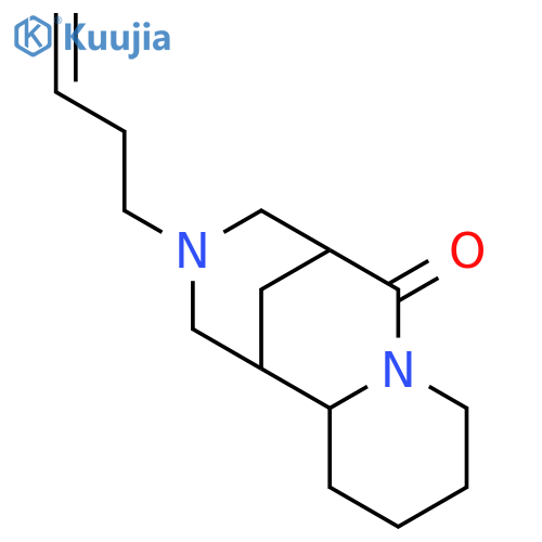 3-(but-3-en-1-yl)decahydro-6H-1,5-methanopyrido[1,2-a][1,5]diazocin-6-one structure