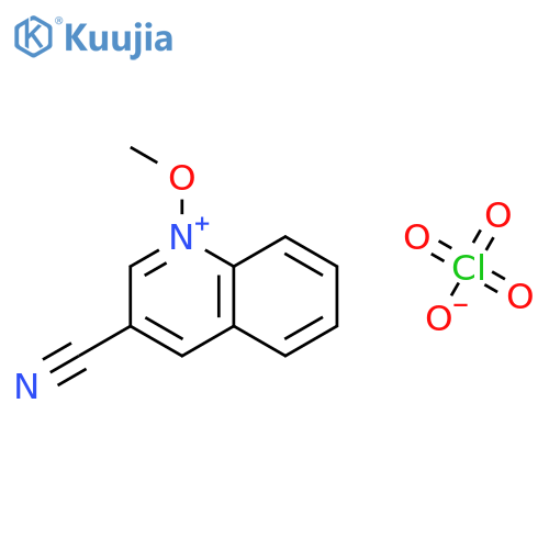 QUINOLINIUM, 3-CYANO-1-METHOXY-, PERCHLORATE structure