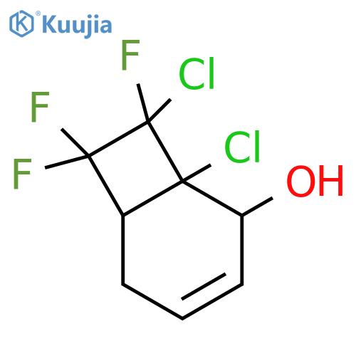 Bicyclo[4.2.0]oct-3-en-2-ol,1,8-dichloro-7,7,8-trifluoro-, (1a,2b,6a,8a)- (9CI) structure