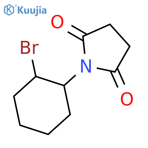 2,5-Pyrrolidinedione, 1-(2-bromocyclohexyl)- structure