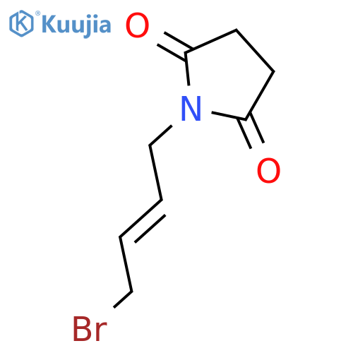 2,5-Pyrrolidinedione, 1-(4-bromo-2-butenyl)- structure