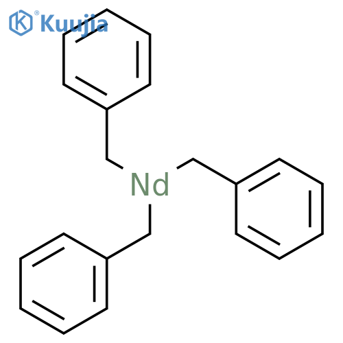 Neodymium, tris(phenylmethyl)- structure