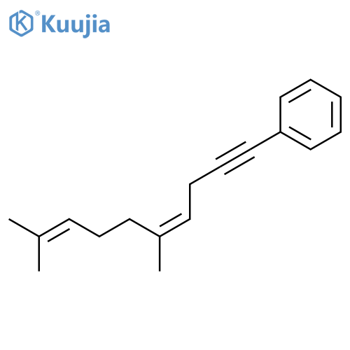 BENZENE, [(4Z)-5,9-DIMETHYL-4,8-DECADIEN-1-YNYL]- structure