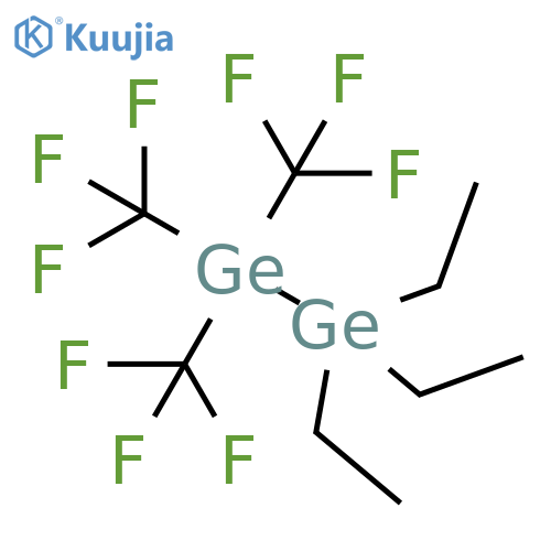 Digermane, 1,1,1-triethyl-2,2,2-tris(trifluoromethyl)- structure