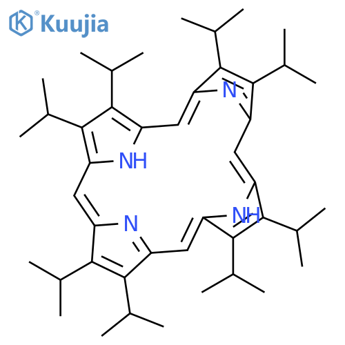 21H,23H-PORPHINE, 2,3,7,8,12,13,17,18-OCTAKIS(1-METHYLETHYL)- structure