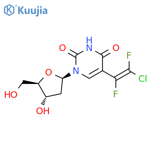 Uridine, 5-[(1Z)-2-chloro-1,2-difluoroethenyl]-2'-deoxy- structure