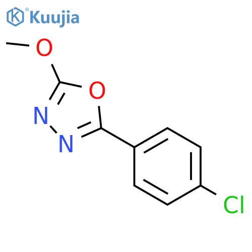 1,3,4-Oxadiazole,2-(4-chlorophenyl)-5-methoxy- structure
