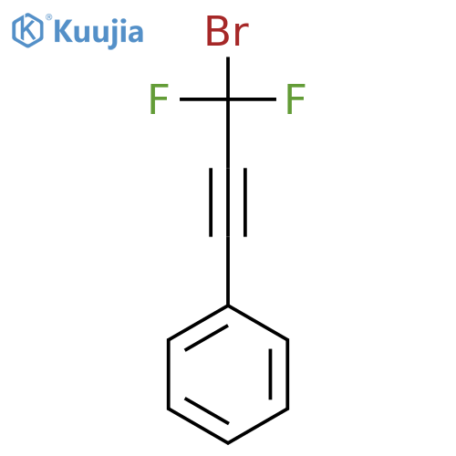 Benzene, (3-bromo-3,3-difluoro-1-propynyl)- structure