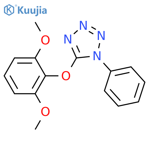 1H-Tetrazole, 5-(2,6-dimethoxyphenoxy)-1-phenyl- structure