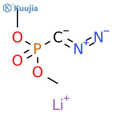 Phosphonic acid, (diazomethyl)-, dimethyl ester, ion(1-), lithium (9CI) structure