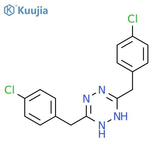3,6-Bis(4-chlorobenzyl)-1,4-dihydro-1,2,4,5-tetrazine structure