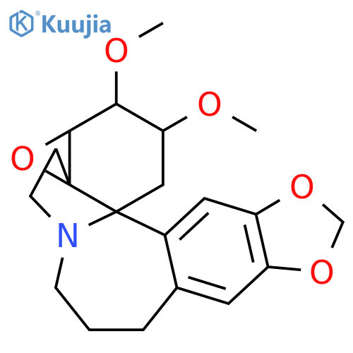 (1aS,12bR,14R,15S,15aR)-14,15-dimethoxy-2,3,6,7,13,14,15,15a-octahydro-5H-[1,3]dioxolo[4,5-h]oxireno[3a,4]indolo[7a,1-a][2]benzazepine structure