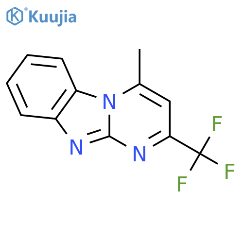 4-methyl-2-(trifluoromethyl)pyrimido[1,2-a]benzimidazole structure
