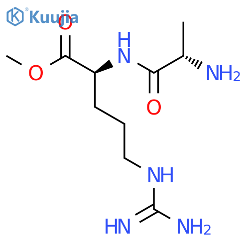 L-Arginine, N2-L-alanyl-, methyl ester structure