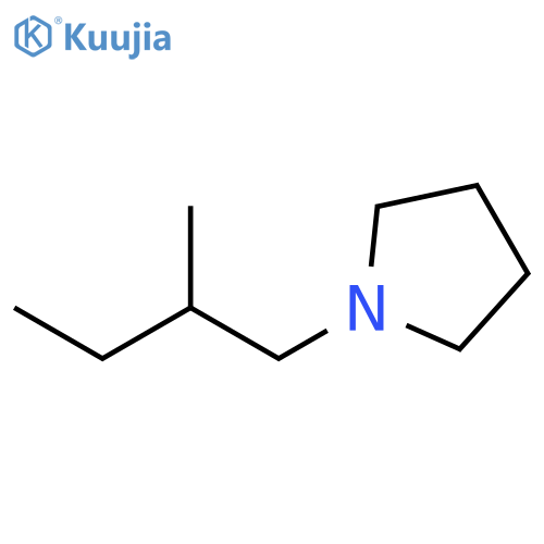 PYRROLIDINE, 1-(2-METHYLBUTYL)- structure