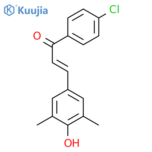 2-Propen-1-one, 1-(4-chlorophenyl)-3-(4-hydroxy-3,5-dimethylphenyl)- structure