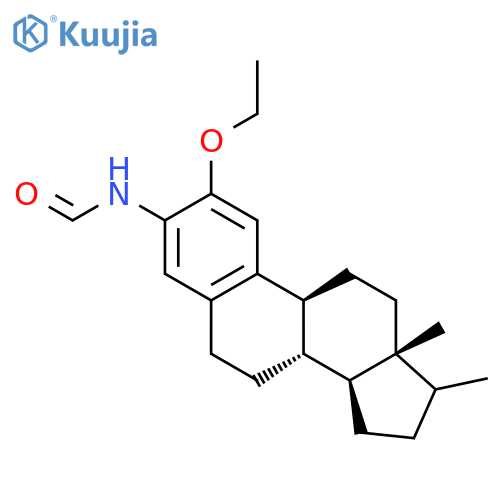 Formamide, N-(2-ethoxy-17-methylestra-1,3,5(10)-trien-3-yl)- structure