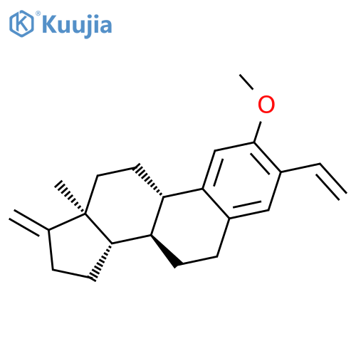 ESTRA-1,3,5(10)-TRIENE, 3-ETHENYL-2-METHOXY-17-METHYLENE- structure