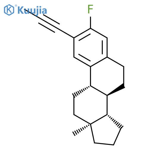 ESTRA-1,3,5(10)-TRIENE, 3-FLUORO-2-(1-PROPYNYL)- structure