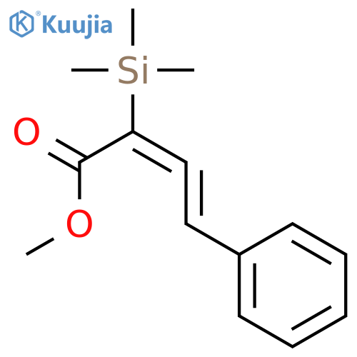 2,3-Butadienoic acid, 4-phenyl-2-(trimethylsilyl)-, methyl ester structure