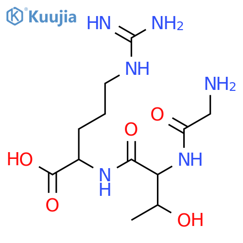 L-Arginine, glycyl-L-threonyl- structure