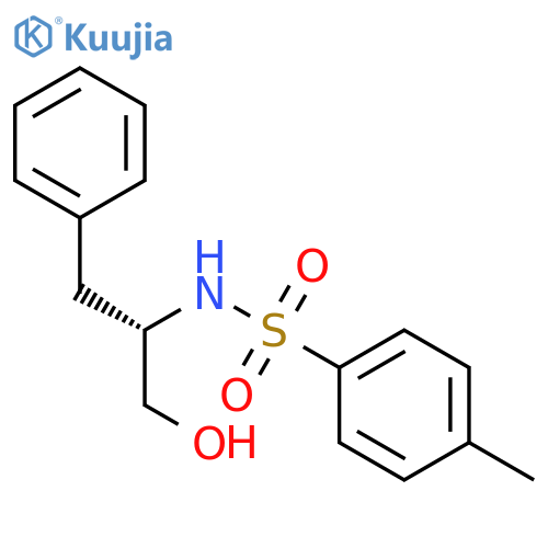 (s)-(-)-n-1-(Hydroxymethyl)-2-phenylethyl-4-methyl-benzenesulfonamide structure