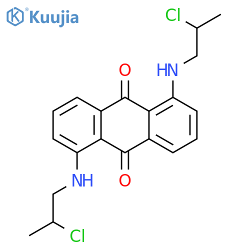 9,10-Anthracenedione, 1,5-bis[(2-chloropropyl)amino]- structure