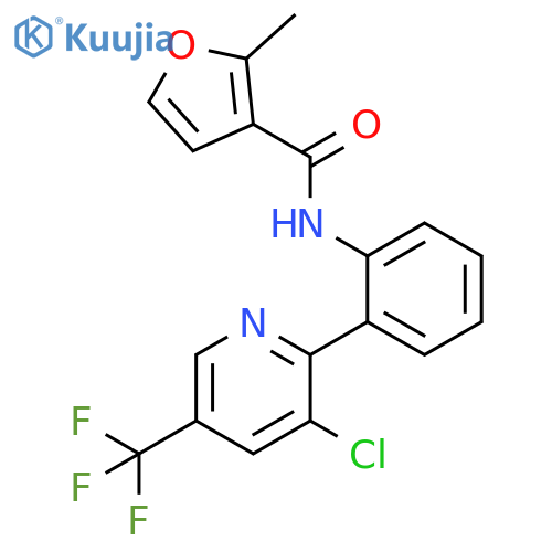 3-Furancarboxamide, N-[2-[3-chloro-5-(trifluoromethyl)-2-pyridinyl]phenyl]-2-methyl- structure